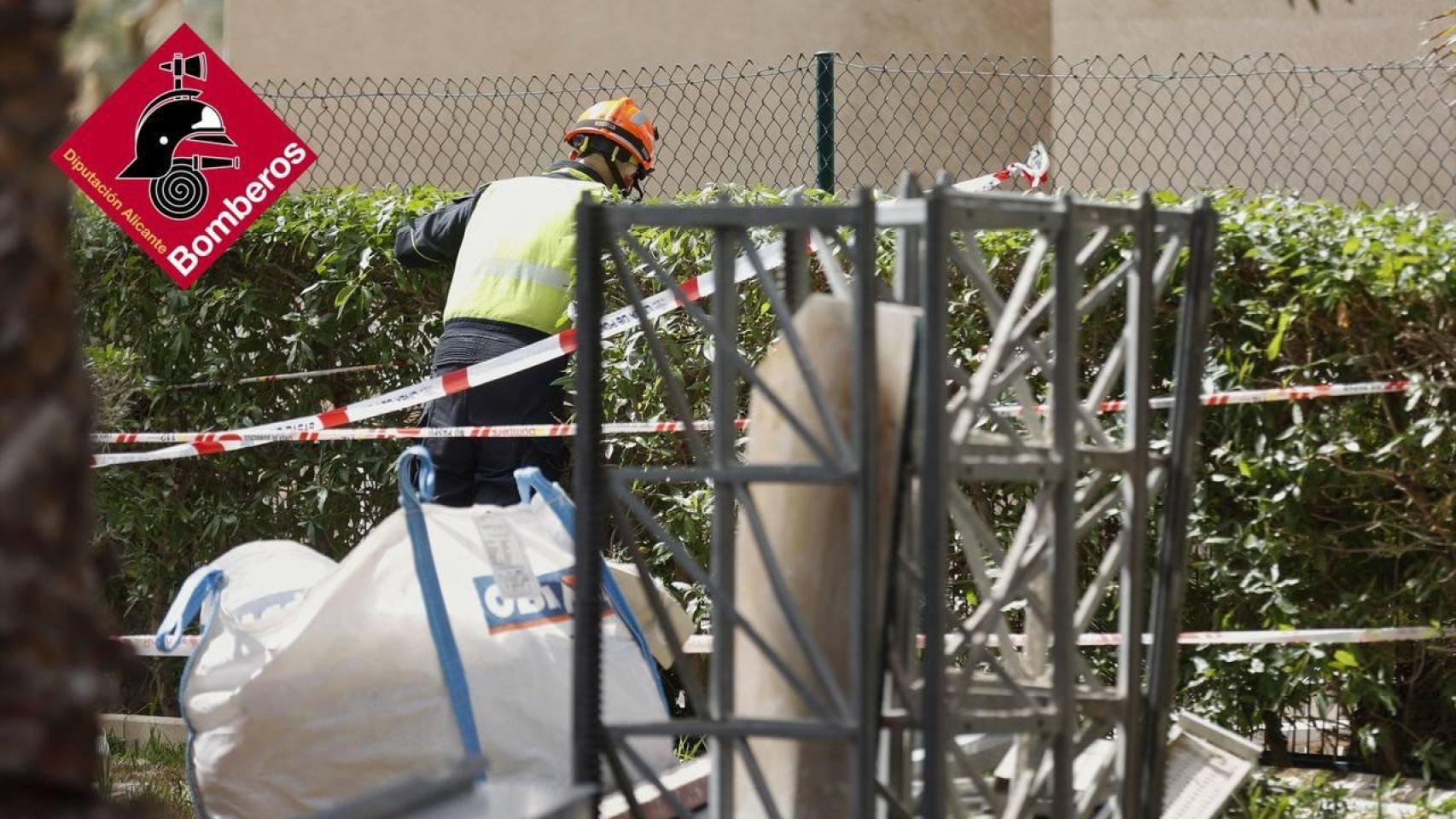 Dos fallecidos en el desplome de un andamio de obra en Benidorm