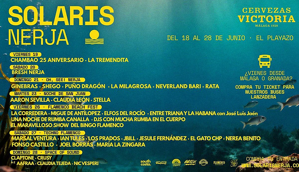 Nerja is getting its first major music festival this summer — and the lineup is something special