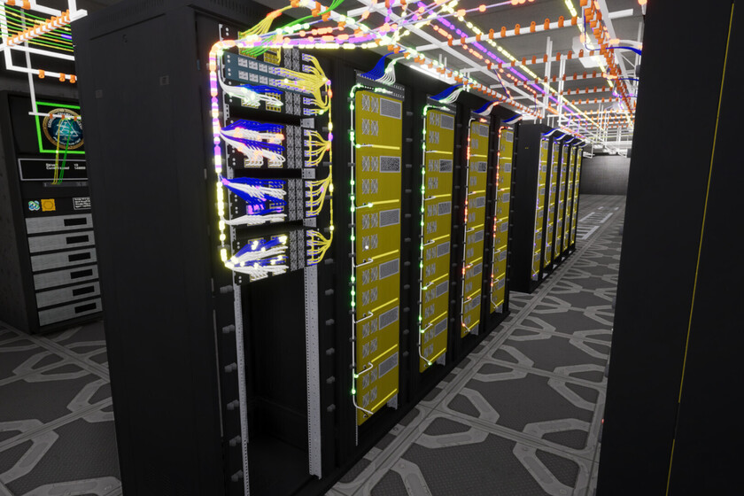 Gran parte de la economía mundial consiste ahora mismo en montar centros de datos. Y ya hay un juego en Steam que lo simula