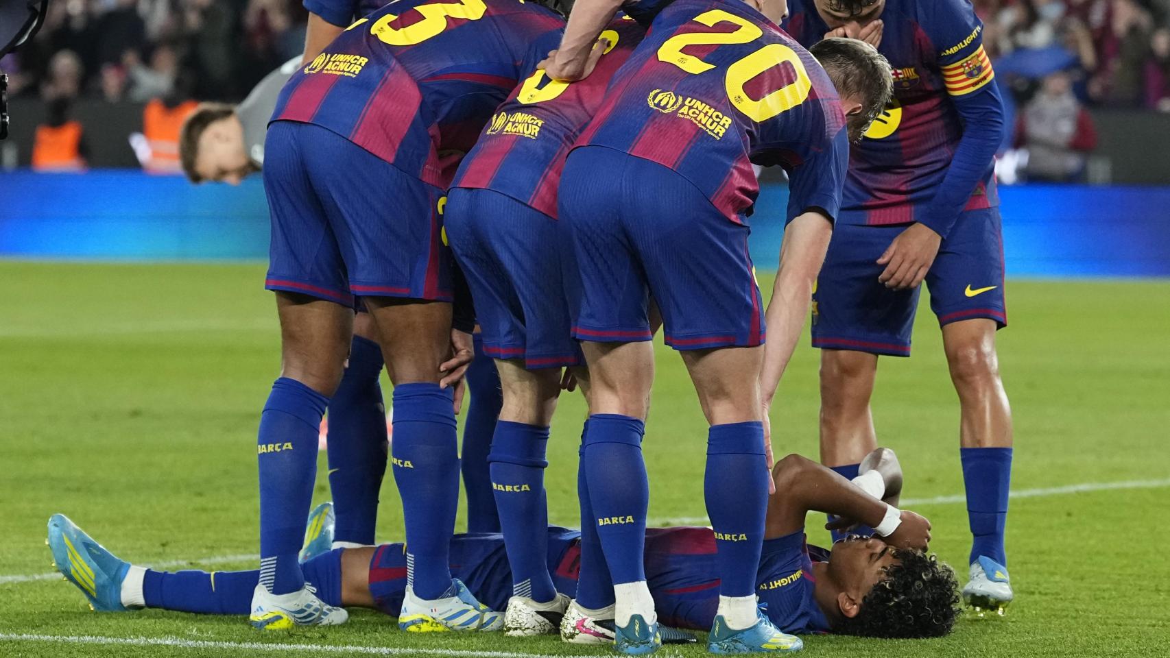 El Barça paga un alto peaje en su victoria ante el Celta: Lamine Yamal cae lesionado y enciende todas las alarmas