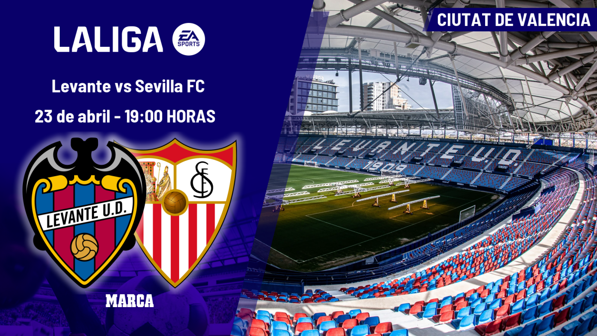 Levante - Sevilla FC: horario, dónde ver en TV y canal del partido de LaLiga EA Sports