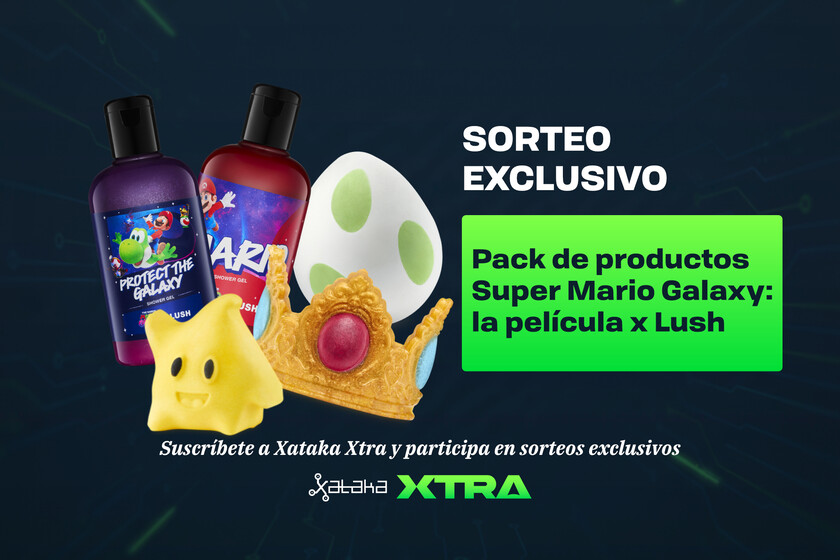 ¡Últimas horas para participar en el sorteo de un pack de 'Super Mario Galaxy: la película x Lush! Solo para miembros de Xtra