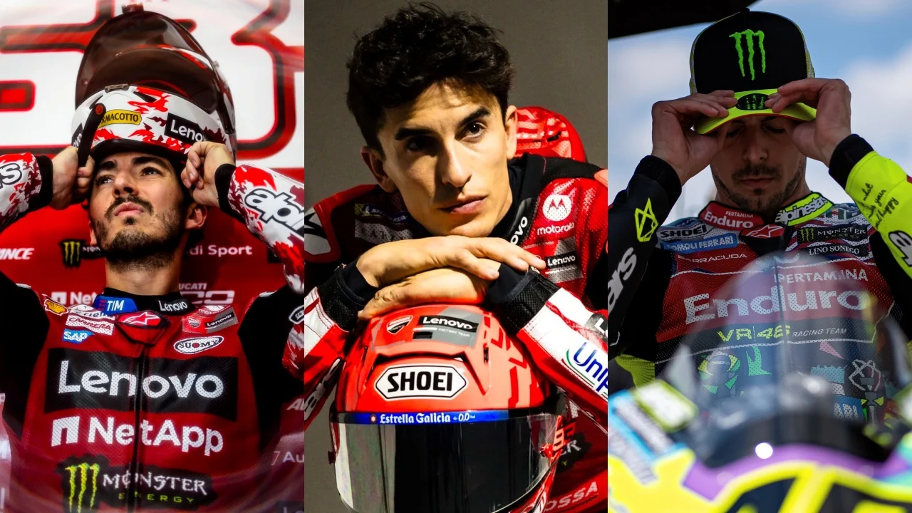 Bagnaia y Di Giannantonio señalan a Márquez: “El desarrollo de la Ducati ha ido en su dirección”