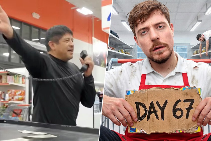 MrBeast retó a la gente a vivir varios días en un supermercado: no esperaba toparse con 'Juan el mexicano'