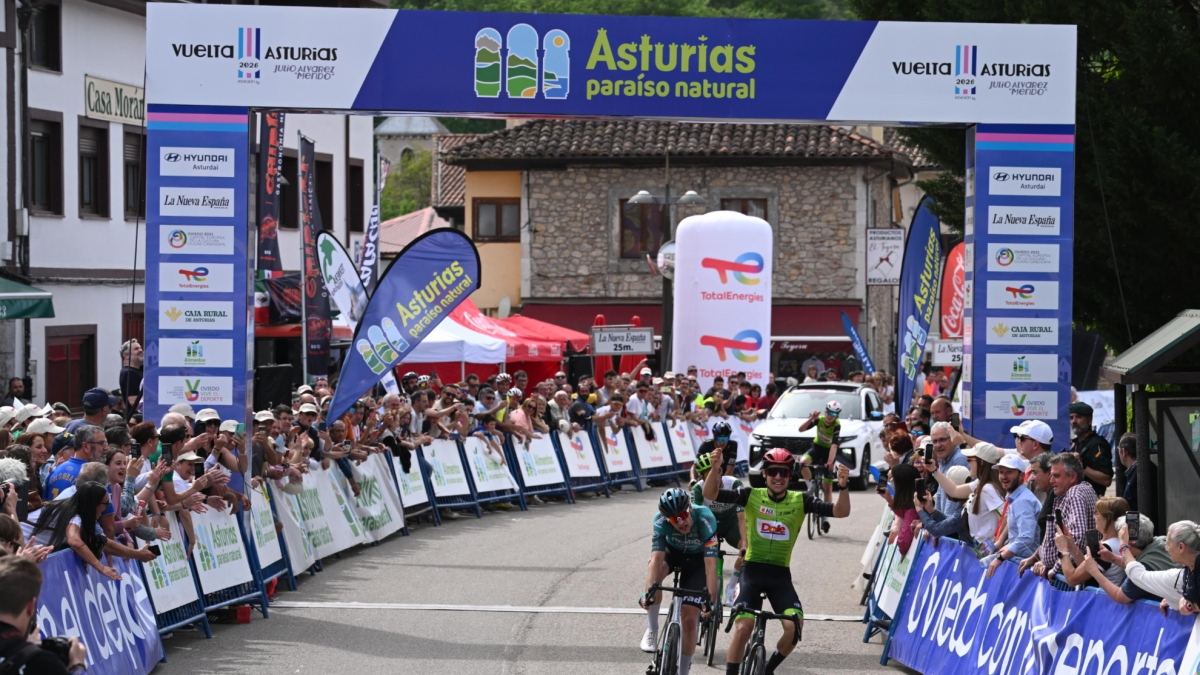 Gabriel Layrac gana la primera etapa de la Vuelta a Asturias