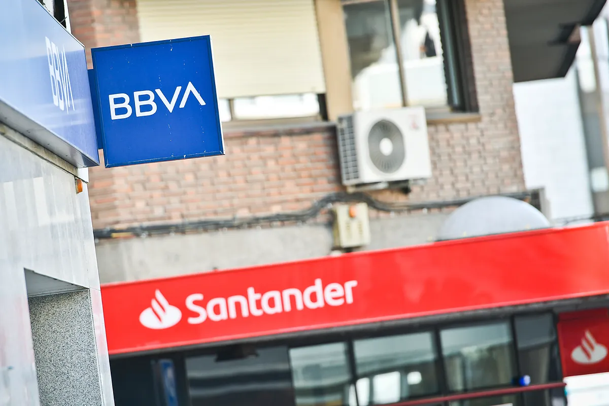 Santander y BBVA, más tirón en Bolsa que la banca europea