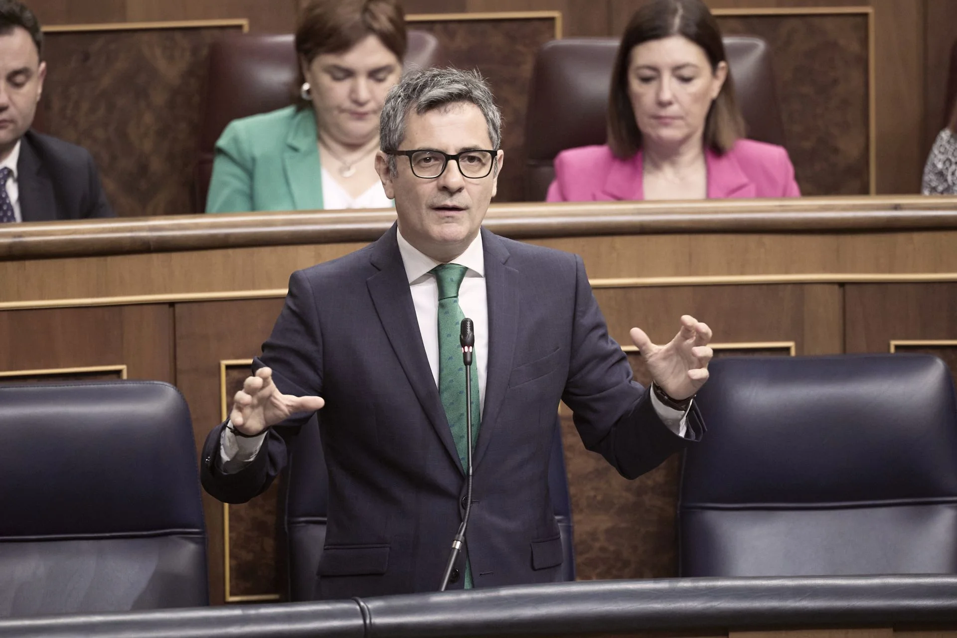 Bolaños promete favorecer a Cataluña en el reparto de las 200 nuevas plazas de fiscales