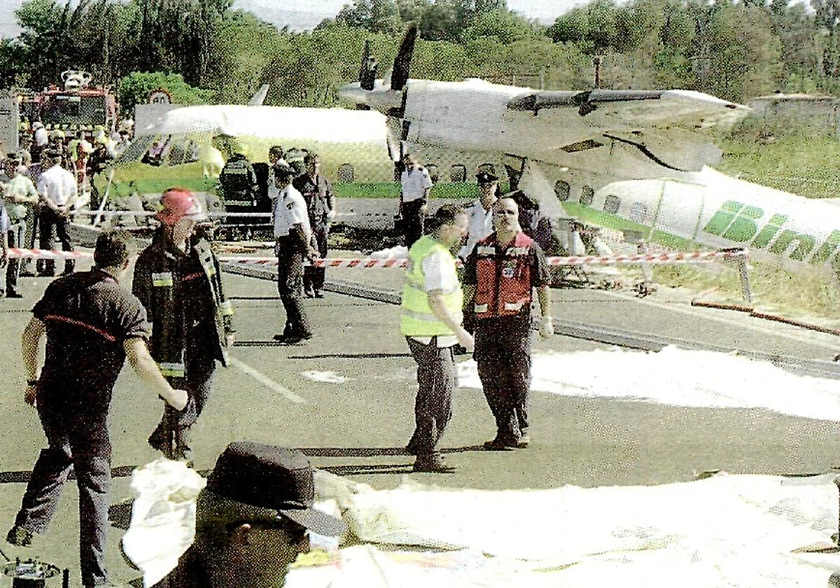 El accidente de Binter, la tragedia aérea que conmocionó a Málaga
