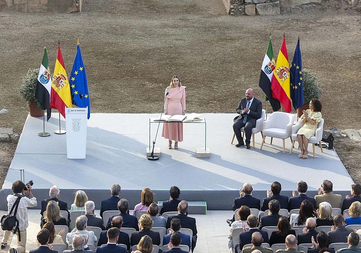 María Guardiola: «Nuestros derechos no van a estar sometidos a ningún vaivén político»