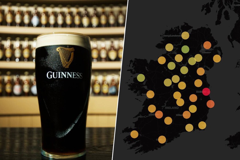 Harto de pagar casi 8 euros por una Guinness, a alguien se le ha ocurrido montar un índice para encontrar cerveza barata