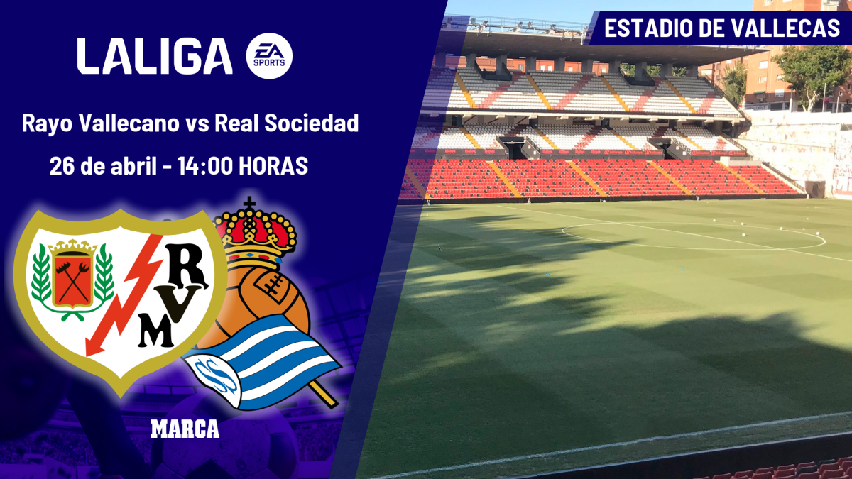 Rayo Vallecano - Real Sociedad: horario, dónde ver hoy en TV y canal del partido de LaLiga EA Sports