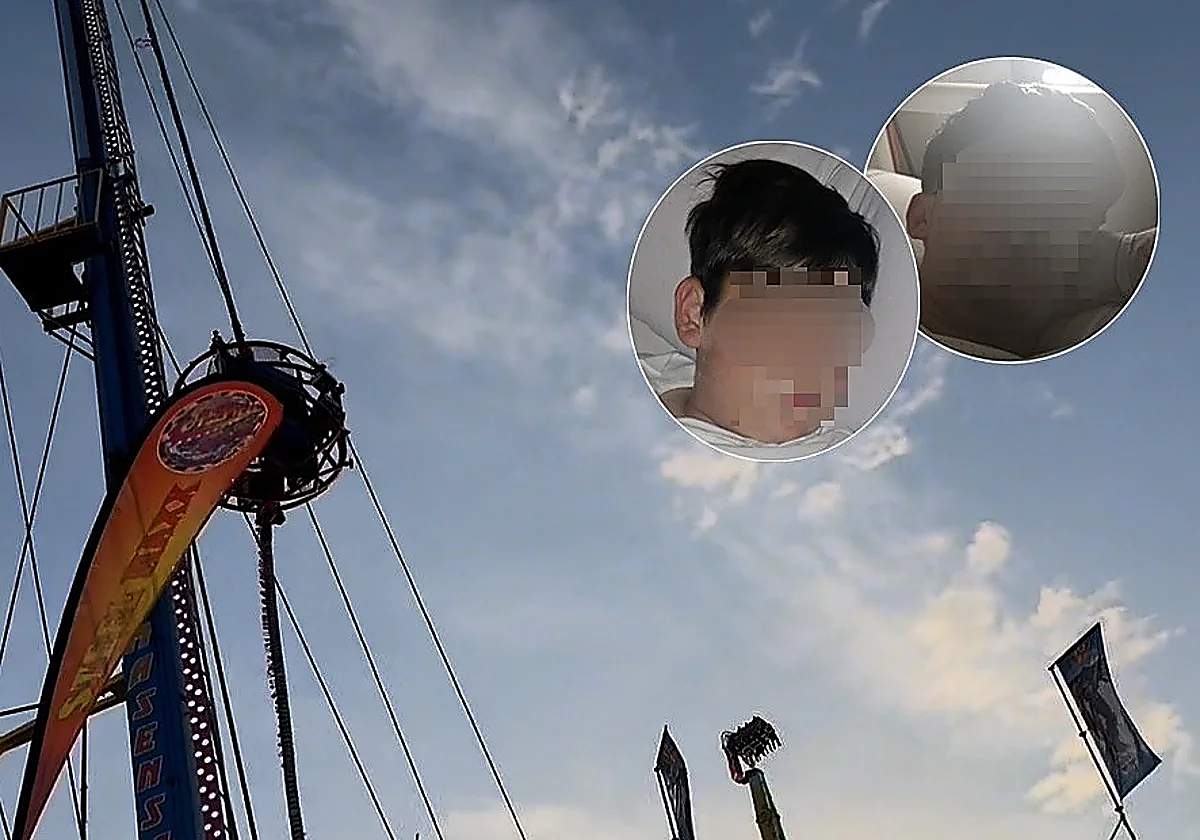 Seville 112: slingshot ride snaps mid-air injuring two children from Malaga