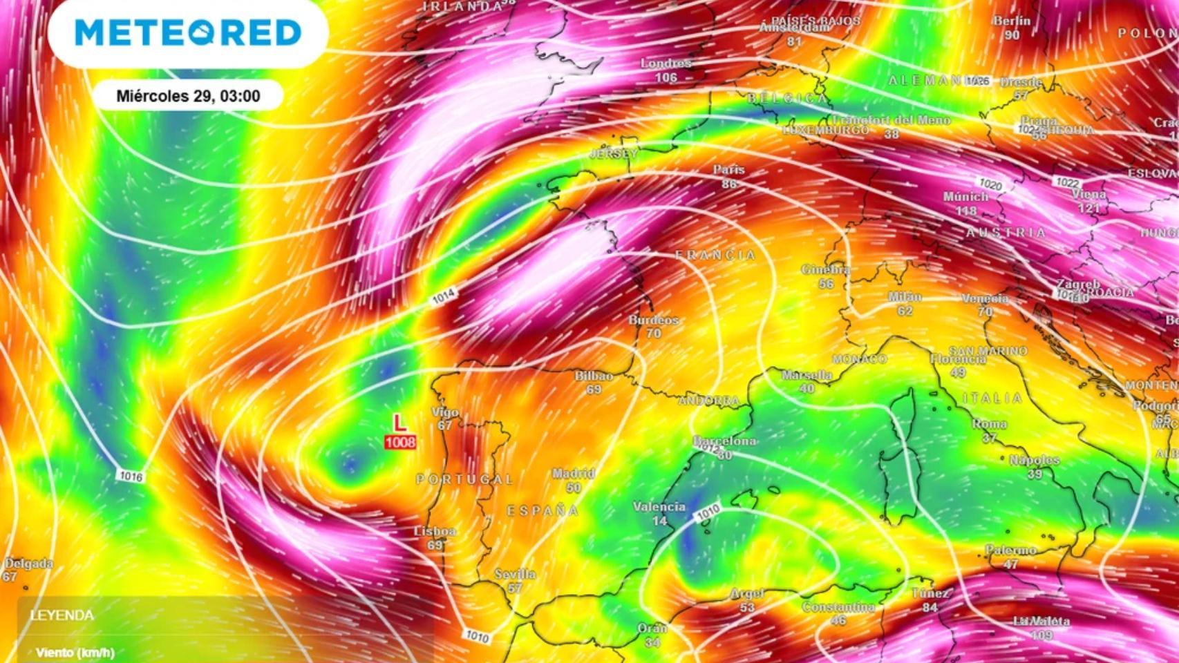 Llegan dos nuevas danas a España: Aemet activa avisos amarillos por fuertes lluvias y granizo en estas zonas