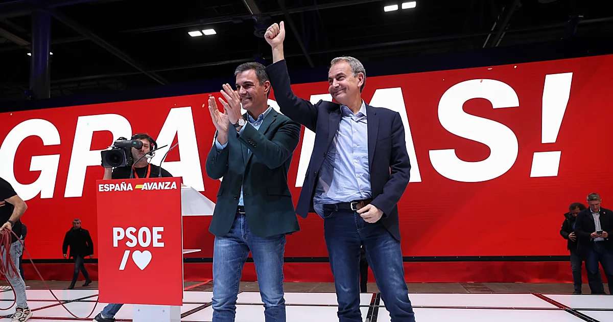 Zapatero se suma a Pedro Sánchez en el mitin del PSOE del 1 de mayo en Cártama