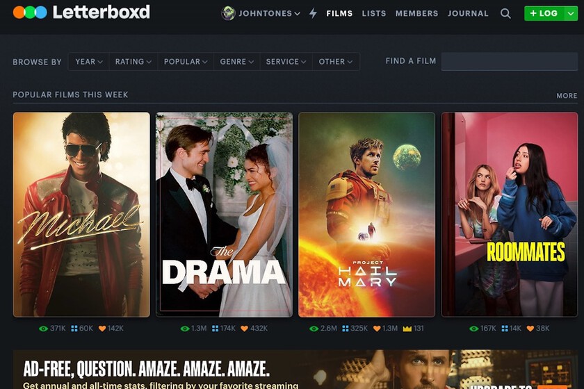 Letterboxd era una de las últimas plataformas "limpias" y centradas en su comunidad. Ahora el miedo es que eso se termine
