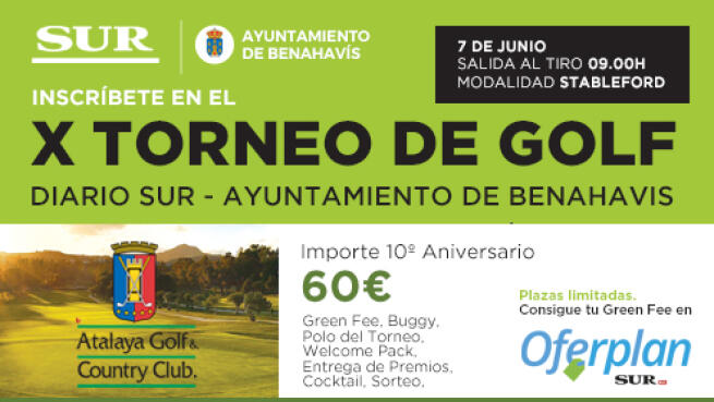 Green Fee para Torneo de Golf en Atalaya Golf & Country Club por 60€