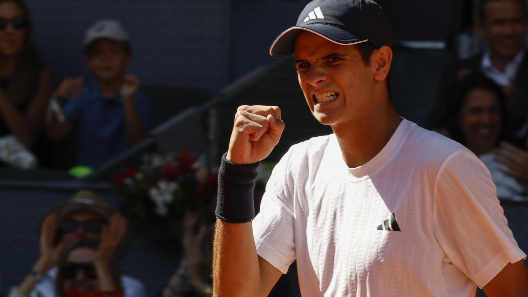 Rafa Jódar destroza al checo Kopriva y se cita con Jannik Sinner en los cuartos de final del Mutua Madrid Open