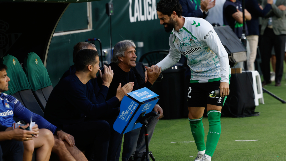 Isco: "No entiendo un Betis sin Pellegrini, lo que ha hecho en el club es algo inédito"