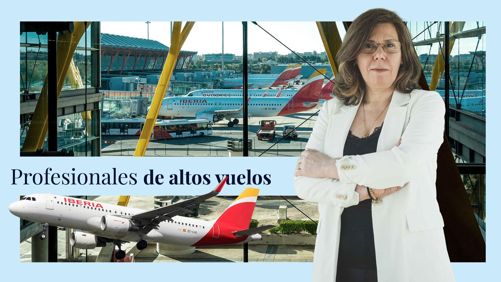 Enedina Delgado y el engranaje invisible de Iberia en Barajas: “Hacemos lo que sea necesario para que los aviones salgan en hora”