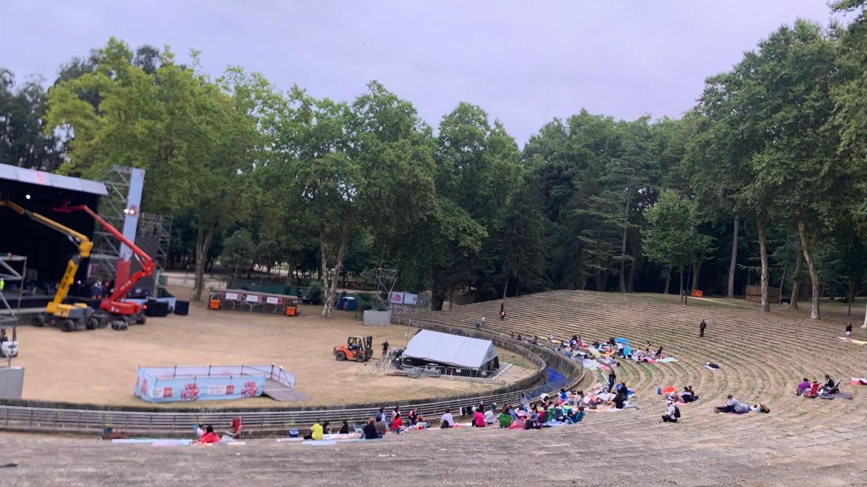 Vigo invierte 48.000 euros en mejorar el auditorio de Castrelos antes de la temporada de conciertos