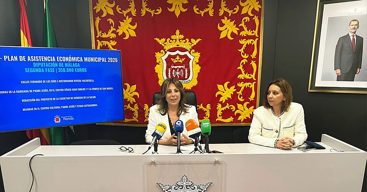 Ronda moviliza casi dos millones para parques, calles y la futura Facultad de Salud