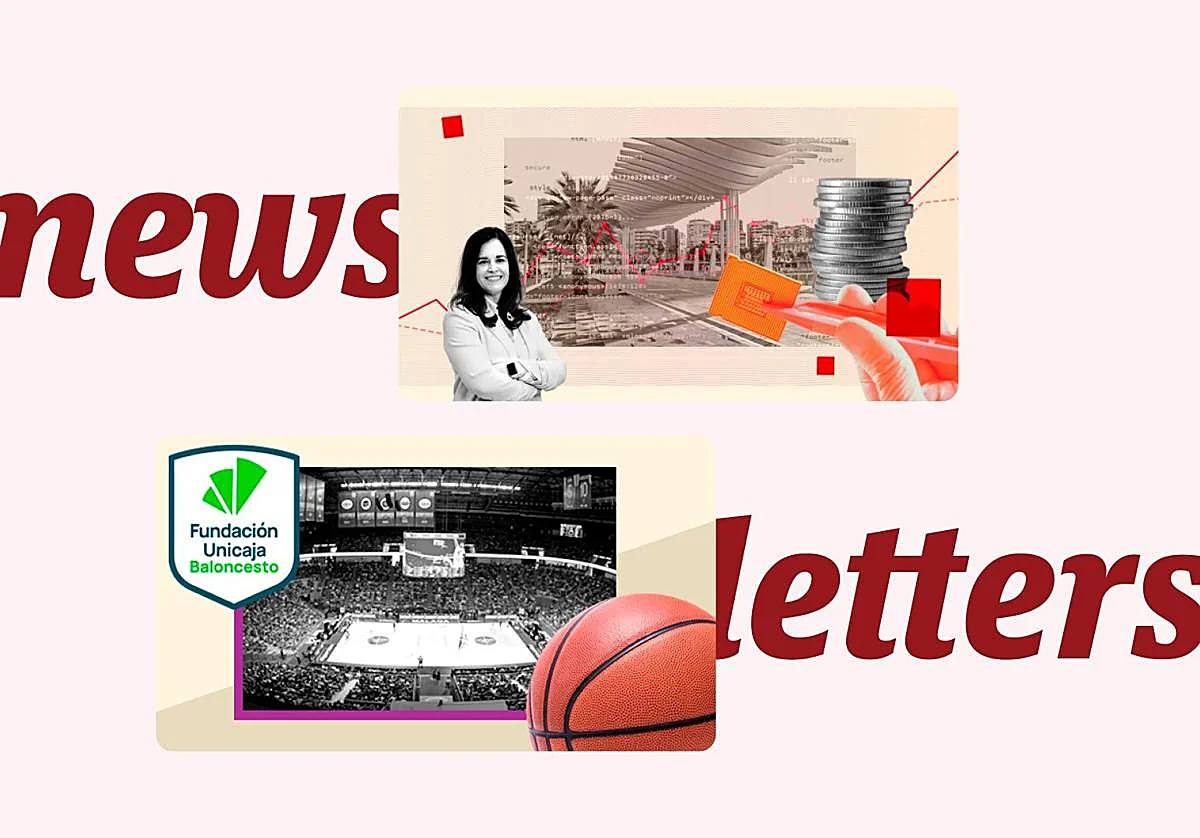 Dos nuevas newsletters desde mañana jueves: 'Málaga {no solo} Tech' y Unicaja Baloncesto