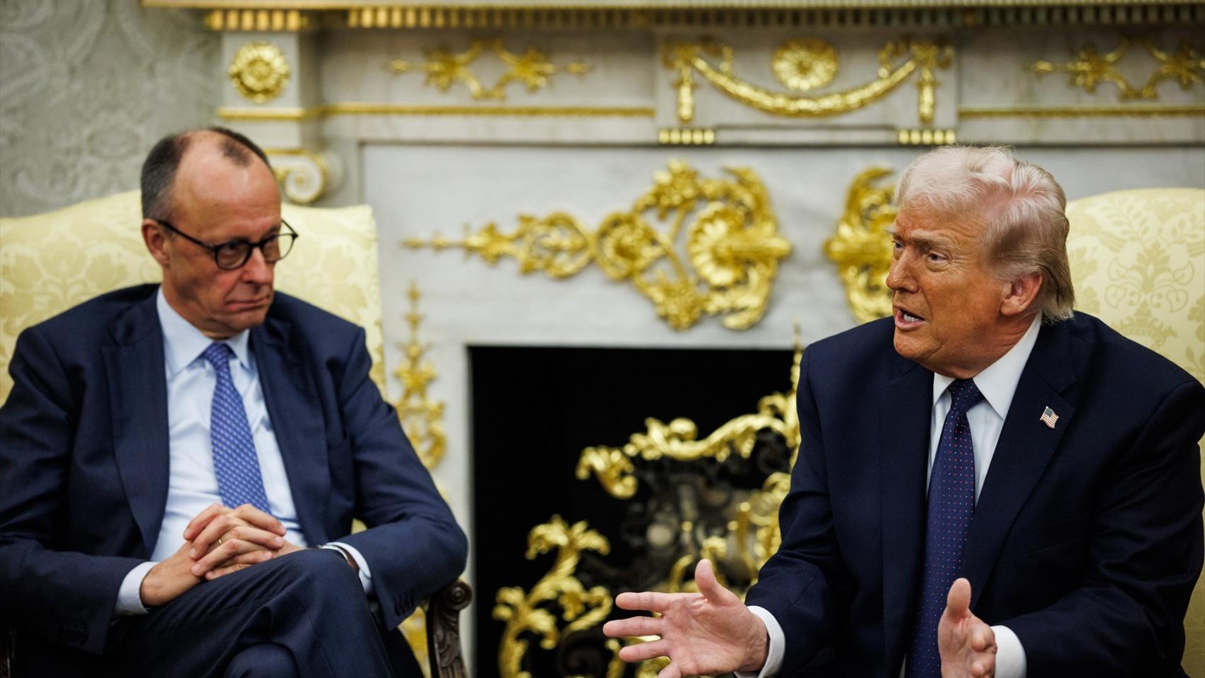 Trump estudia la reducción de sus tropas en Alemania después de que Merz dijera que Irán ha "humillado" a Estados Unidos