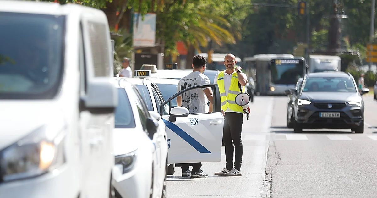 El taxi protesta por 60 nuevas licencias que el Ayuntamiento de Málaga defiende por la falta de plazas adaptadas