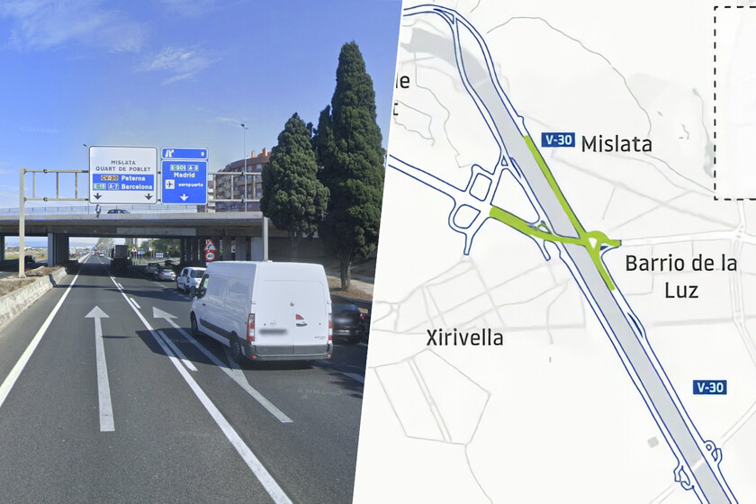 Los atascos en Valencia son un infierno. Y un puente sobre el Turia aspira a resolver el caos entre la V-30 y la A-3