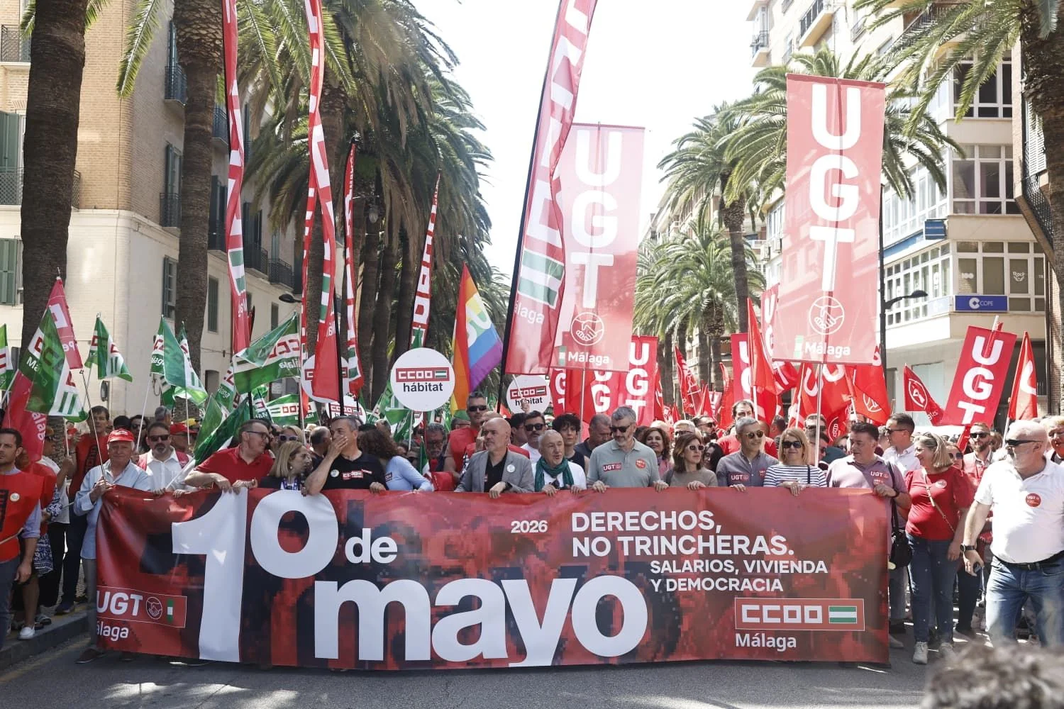 Miles de personas claman en Málaga por el acceso a la vivienda en un clima preelectoral