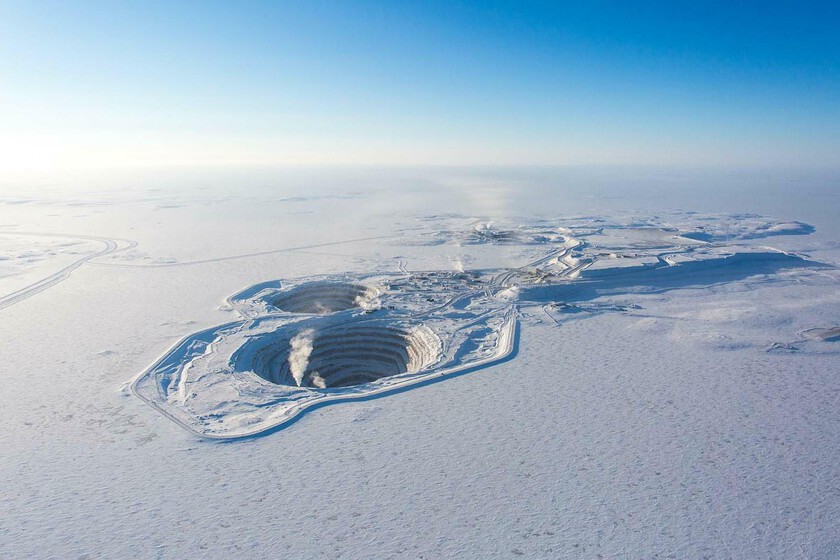 A punto de cerrar, una remota mina del Ártico ha dado con algo extraordinario: un diamante de hace 2.000 millones de años
