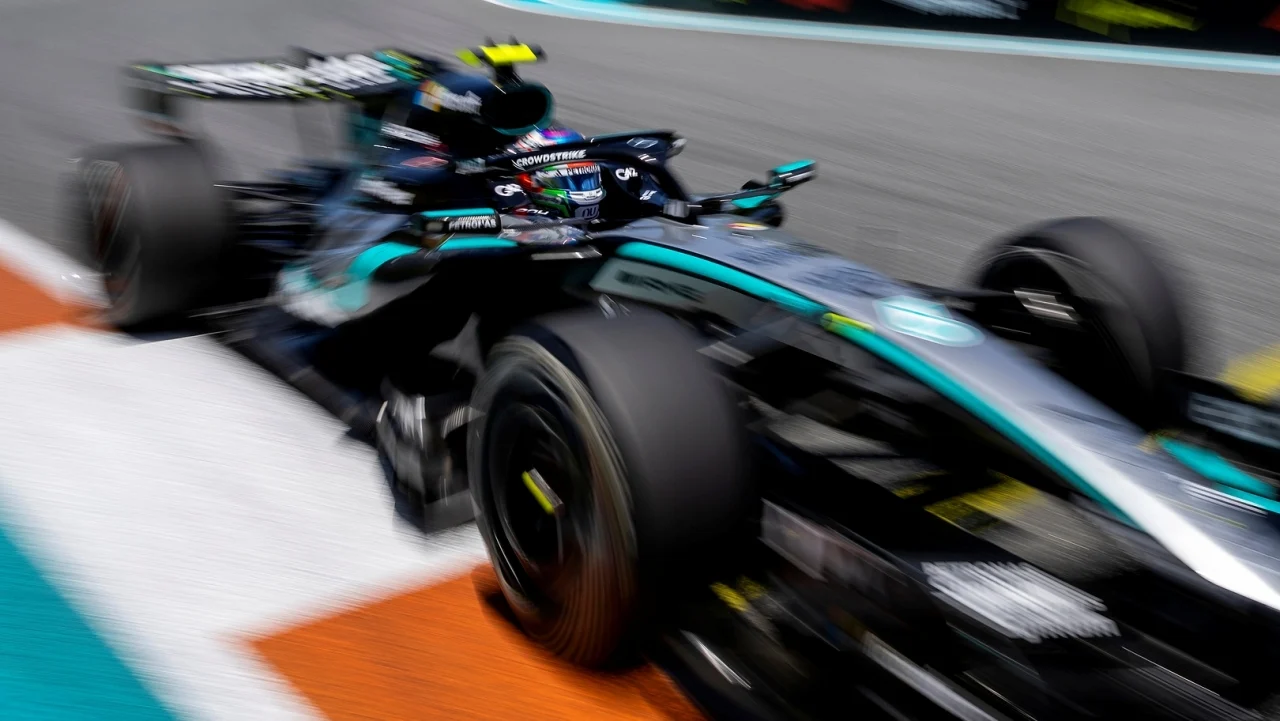 Mazazo de Andrea Kimi Antonelli, pole para Mercedes en el GP de Miami seguido de Leclerc y Verstappen