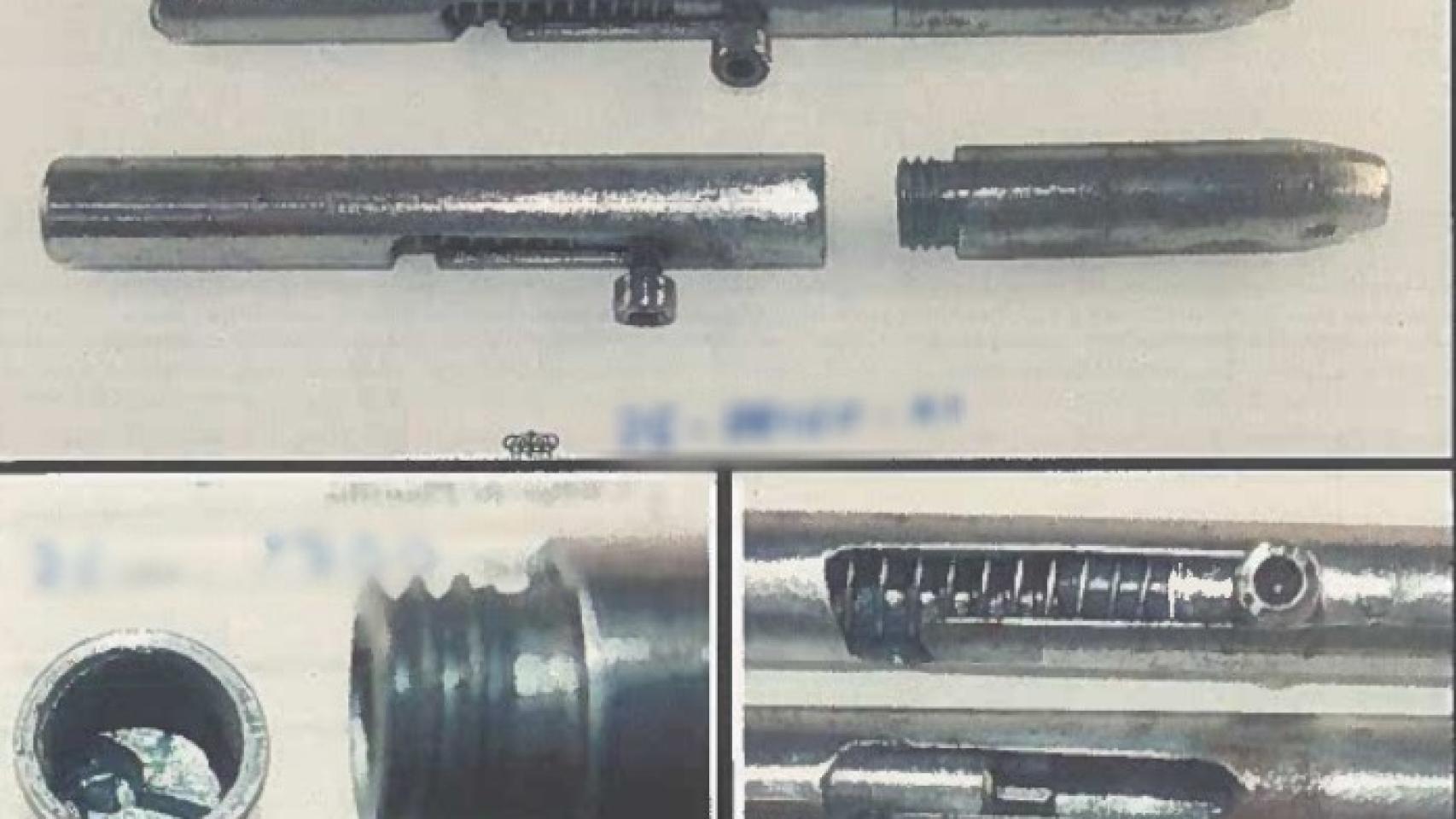 Revólveres, bolis pistola, machetes, defensas eléctricas... las armas de los miembros de la red de narcotráfico de 'Spider'
