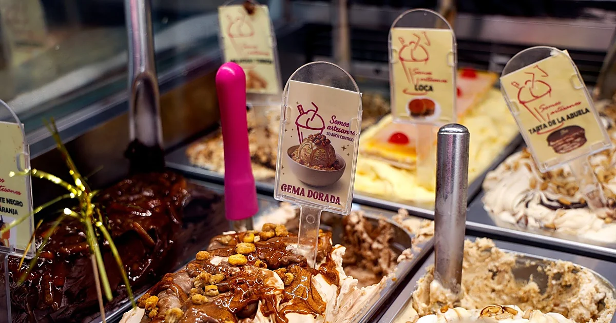 La heladería Santa Gema cumple 50 años en Málaga con nuevos sabores