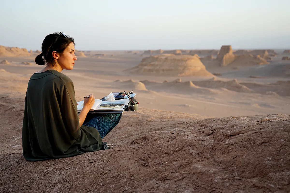 La artista Alicia Aradilla y su mundo de acuarela