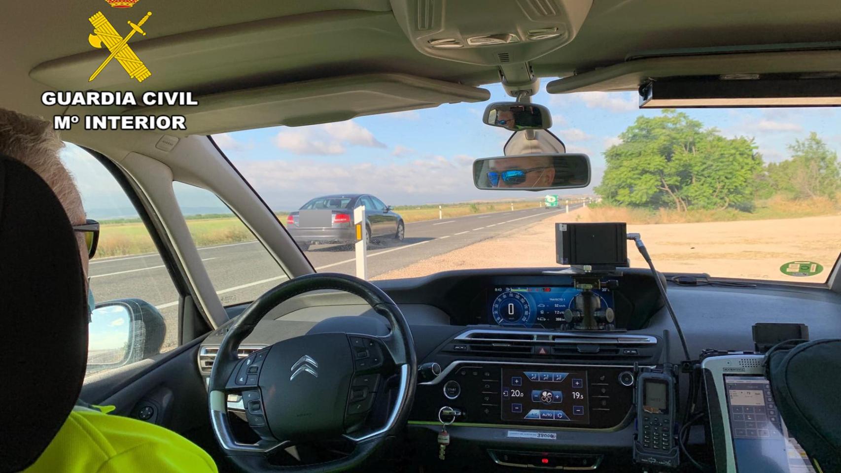 Pillan a un joven de 21 años conduciendo a más del doble de lo permitido en una carretera de Albacete: iba a 185 km/h