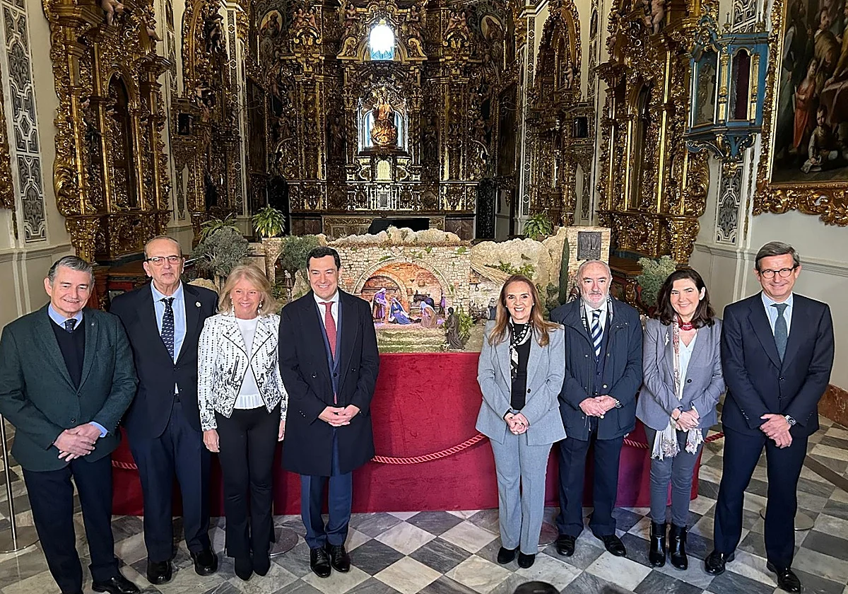 La Asociación de Belenistas de Marbella luce su trabajo en el Palacio de San Telmo de Sevilla