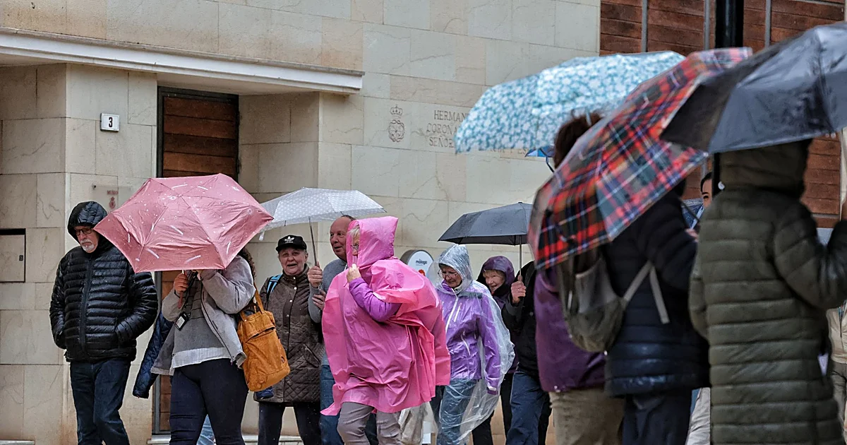 Aemet prevé lluvias generalizadas en Málaga el próximo fin de semana