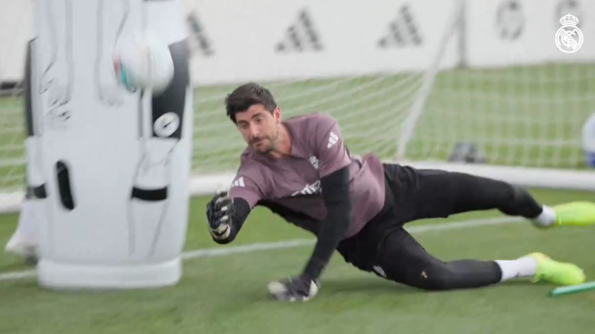 Courtois se apunta al Clásico