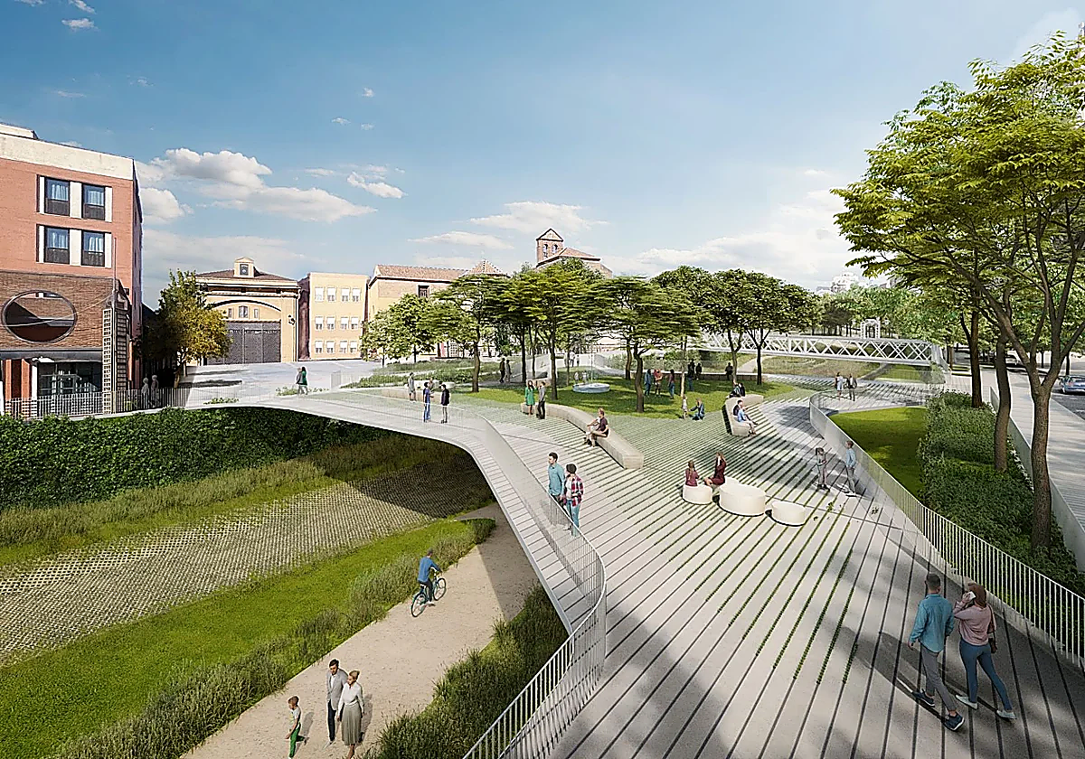 Malaga's mayor sets eight-year deadline for 'plaza-bridges' over Guadalmedina riverbed