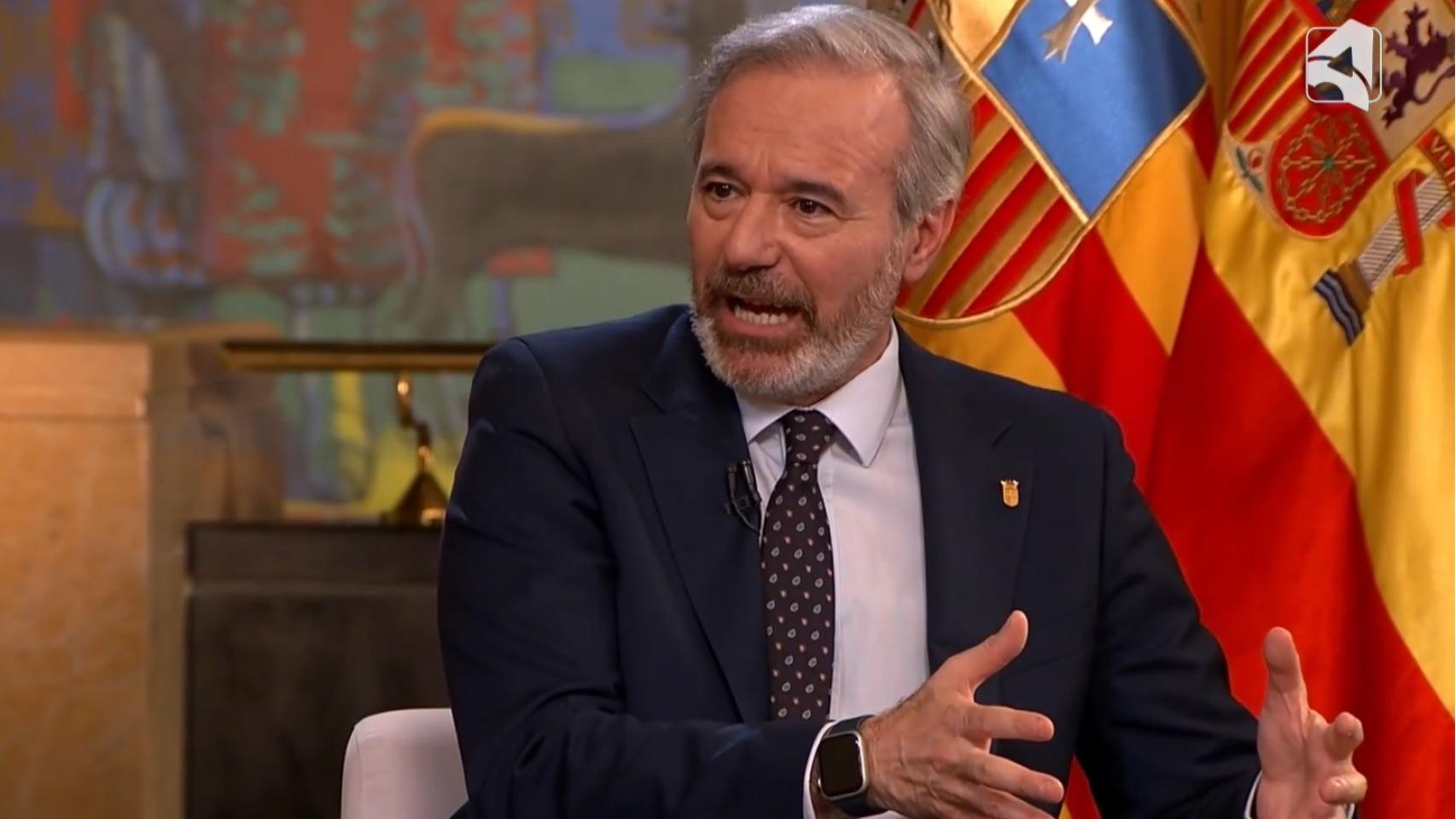 Azcón confirma que presentará en septiembre el primer presupuesto del nuevo Gobierno PP-Vox en Aragón