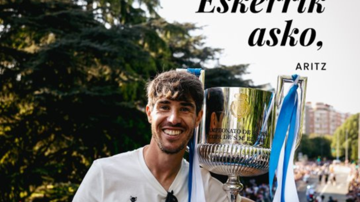 La Real hace oficial que Aritz no seguirá