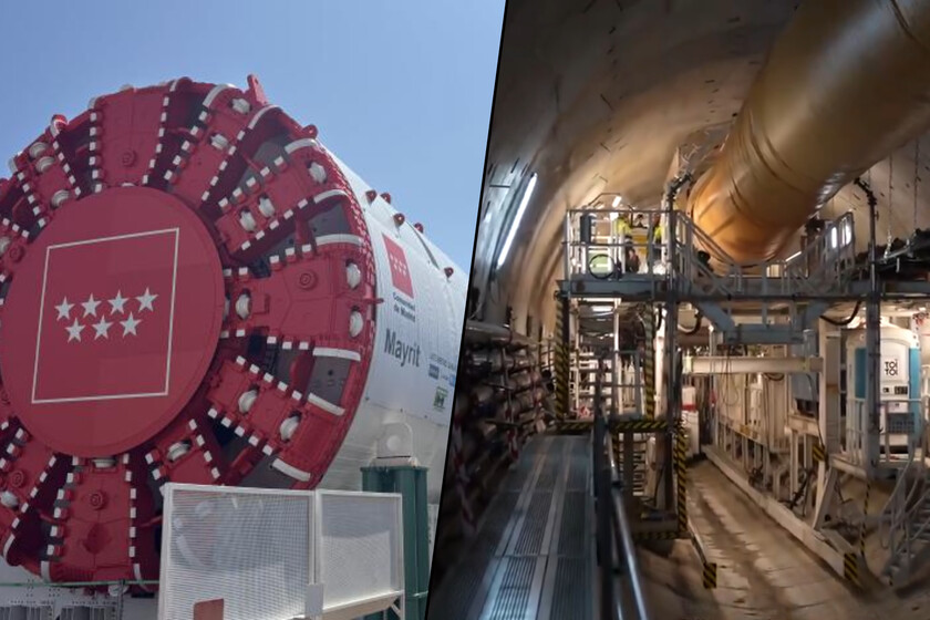 Casi 300 metros en un mes: la gigantesca tuneladora Mayrit se abre paso por el subsuelo de Madrid para transformar la L11 de Metro