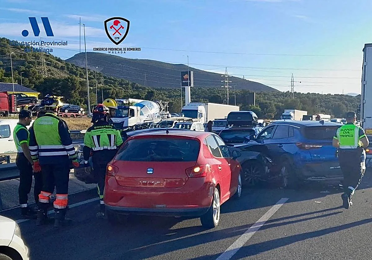 Chaos on the A-7: Multi-vehicle crash triggers 12km tailbacks near Torremolinos