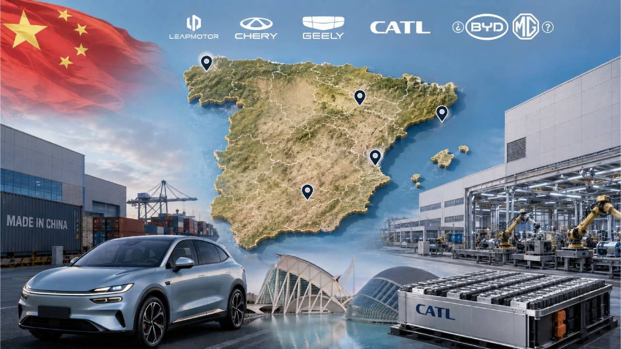Leapmotor, Chery, Geely, CATL, Anhui… China se está tomando muy en serio España para fabricar coches y baterías