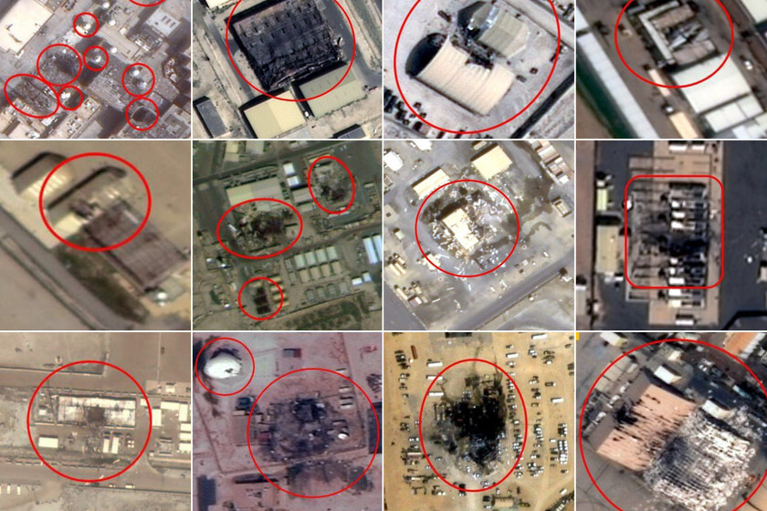 Imágenes satelitales han revelado algo impactante: Irán le hizo a EEUU lo mismo que Ucrania a Rusia en la operación Spiderweb