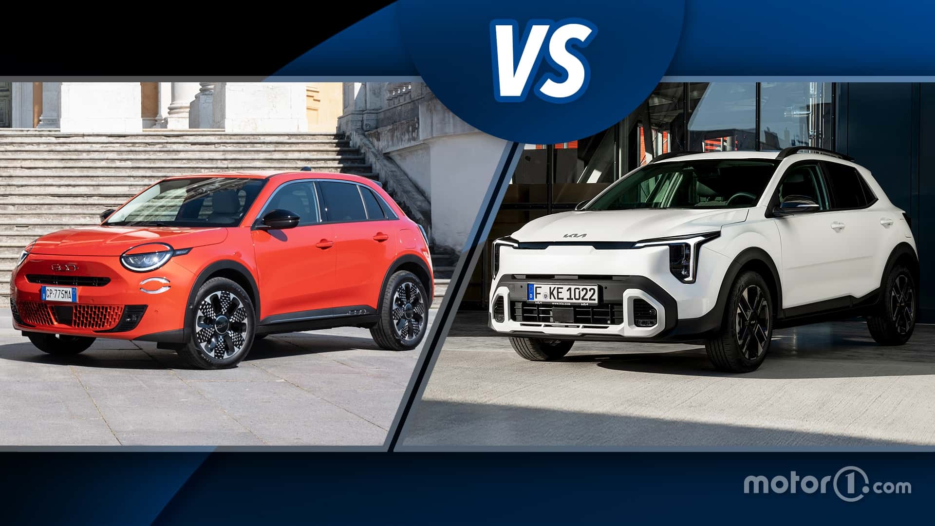 Fiat 600 vs. Kia Stonic, comparativa de SUV urbanos híbridos