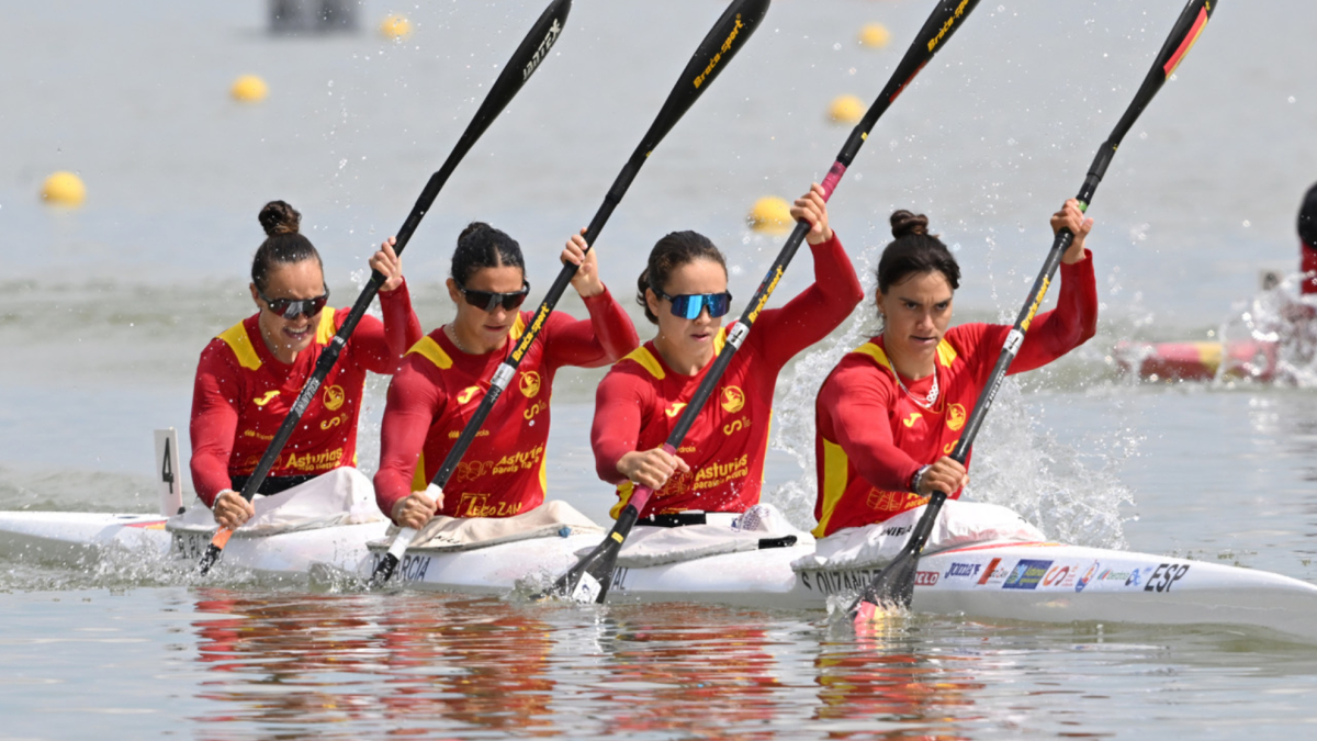 España suma sus tres primeras medallas en la Copa del Mundo de Brandemburgo