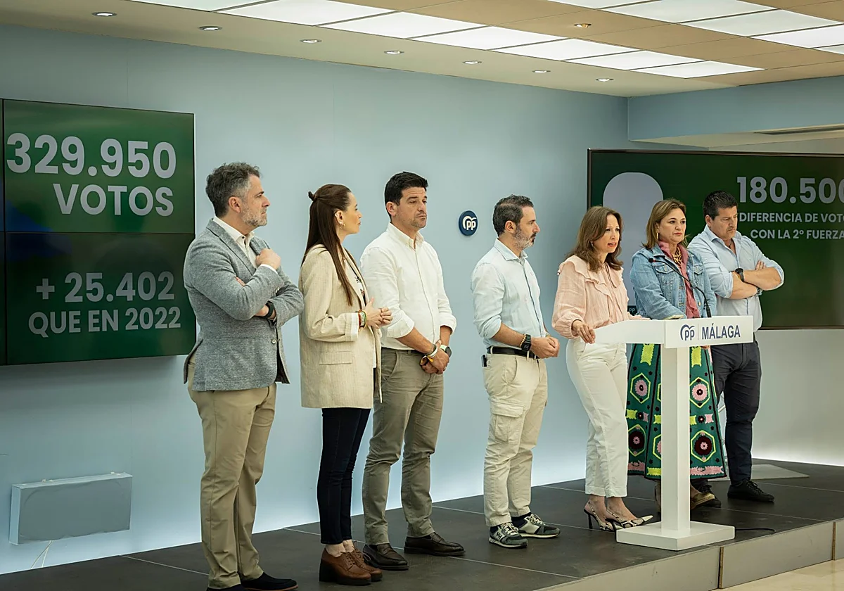 Patricia Navarro saca pecho de los resultados del PP en Málaga