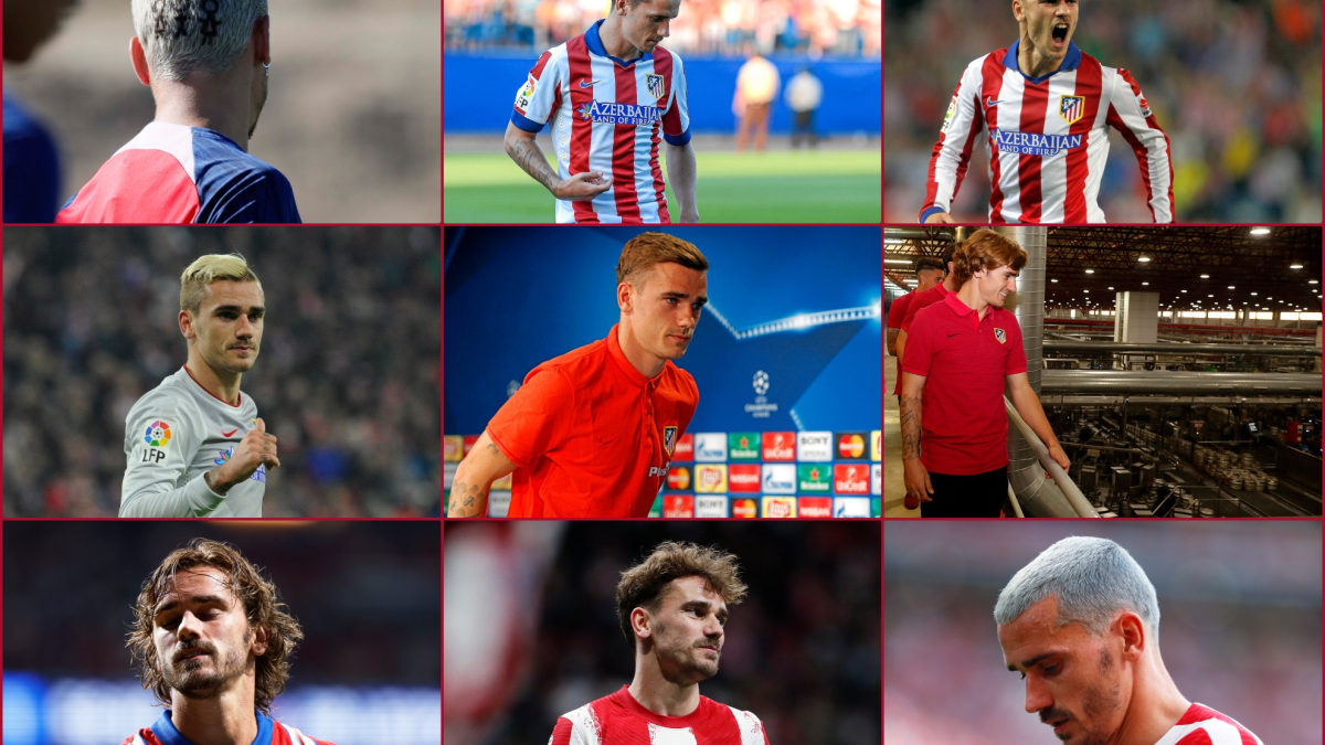 Antoine Griezmann, el hombre de los 1.000 peinados